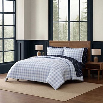 Eddie Bauer Beach Pine Plaid Comforter Set