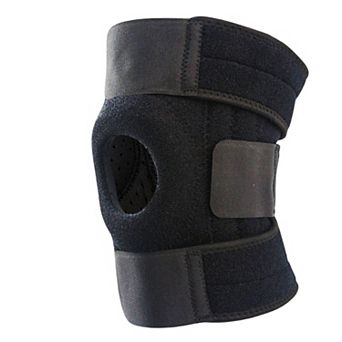 1 pc Adjustable Knee Support Brace with Open Patella Design and Reinforced Stabilizer Pad