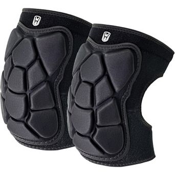 Workout Knee Pads 2 pc with Shock Absorbing Cushion and Stretch Compression Sleeve Support