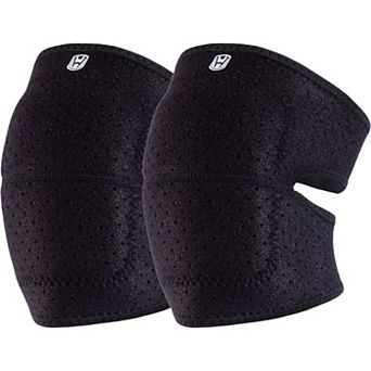 Workout Knee Support Wrap 2 pc with Adjustable Strap and Breathable Compression Fit