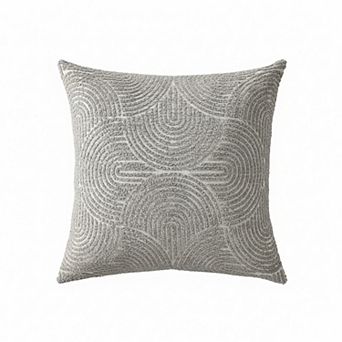 Textured Geometric Decorative Throw Pillow Cover Soft Woven Square Cushion Cover with Hidden Zipper