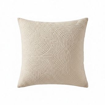 Textured Geometric Decorative Throw Pillow Cover Soft Woven Square Cushion Cover with Hidden Zipper