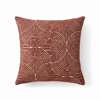 Textured Geometric Decorative Throw Pillow Cover Soft Woven Square Cushion Cover with Hidden Zipper