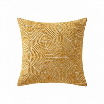 Textured Geometric Decorative Throw Pillow Cover Soft Woven Square Cushion Cover with Hidden Zipper