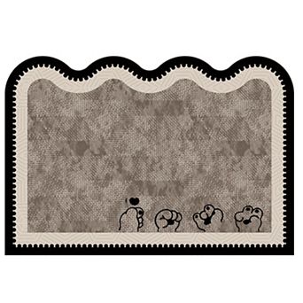 Diatomite Bath Mat Soft Suede Surface Quick Dry Absorbent Bathroom Floor Mat