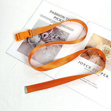 Women's Nylon Belt - Quick-Release Buckle Adjustable Waist Belt for Casual & Outdoor Styling