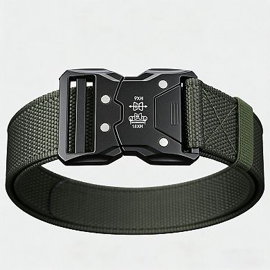Women's Tactical Nylon Belt - Heavy-Duty Quick-Release Buckle Belt for Everyday Wear