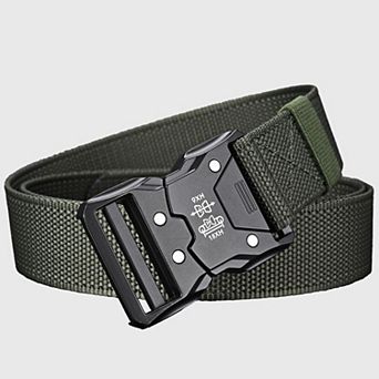 Women's Tactical Nylon Belt - Heavy-Duty Quick-Release Buckle Belt for Everyday Wear