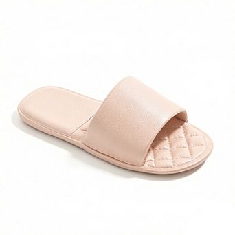Women's Lightweight Slide Sandals with Textured Footbed