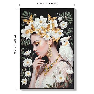 TOEMOA Modern Textured Canvas Art