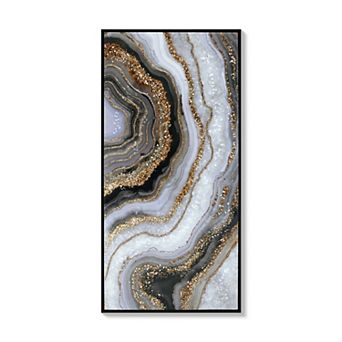 TOEMOA Premium Hand-Painted Abstract Canvas Wall Art for Bedroom Office Home Living Spaces Decor