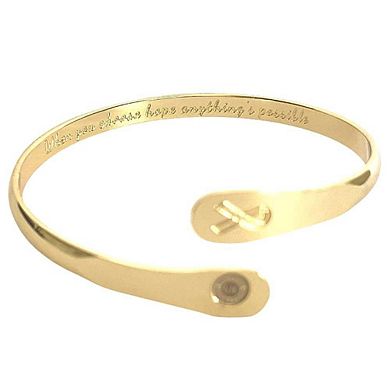 Cancer Awareness Bracelets, Engraved Bracelets When you choose hope anything’s possible- Cancer Awar