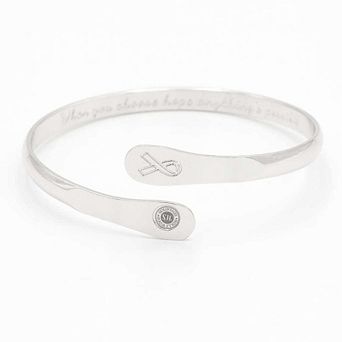 Cancer Awareness Bracelets, Engraved Bracelets When you choose hope anything’s possible- Cancer Awar
