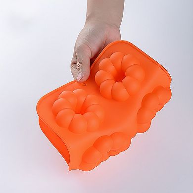3-Piece Silicone Donut and Heart Baking Mold Set Nonstick Dessert Cake Chocolate Soap Mold