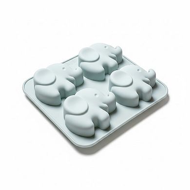 2-Piece Elephant Silicone Baking Mold Reusable Nonstick Cake Chocolate Mold