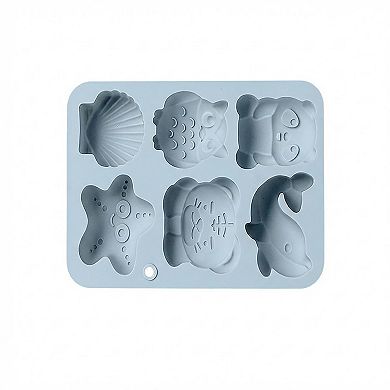 3-Piece Animal and Ocean Silicone Baking Mold Set Nonstick Flexible Chocolate Candy Mold