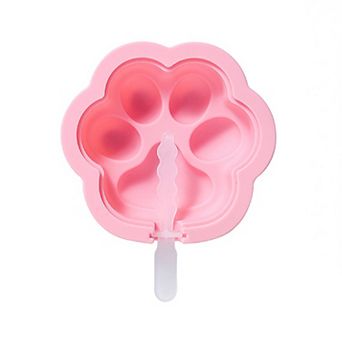 2 pc Silicone Popsicle Mold Set Reusable Nonstick Ice Pop Maker with Easy Release Design