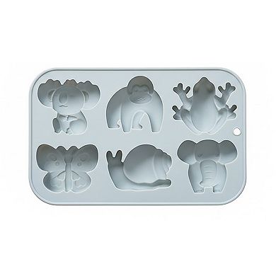 2-Piece Animal Silicone Baking Mold Set Nonstick Flexible Chocolate Candy Dessert Mold