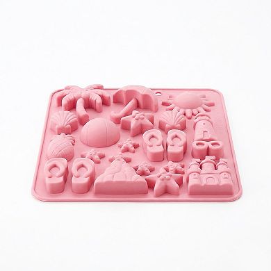 2-Piece Beach Silicone Baking Mold Set Nonstick Summer Shape Chocolate Candy Dessert Mold