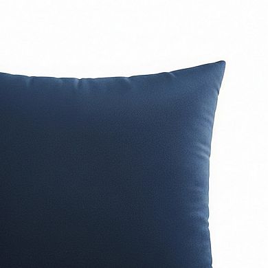Solid Color Pillow Cover Decorative Square Cushion Case Single Piece 17.7x17.7in