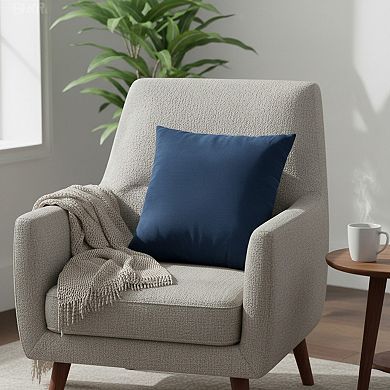 Solid Color Pillow Cover Decorative Square Cushion Case Single Piece 17.7x17.7in