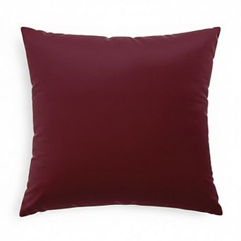 Solid Color Pillow Cover Decorative Square Cushion Case Single Piece 17.7x17.7in