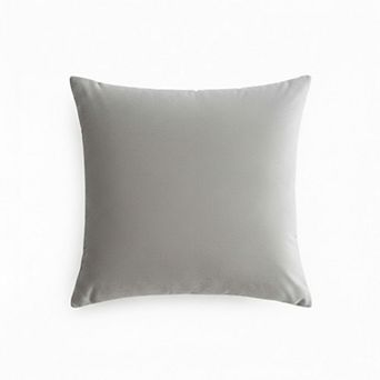 Solid Color Pillow Cover Decorative Square Cushion Case Single Piece 17.7x17.7in