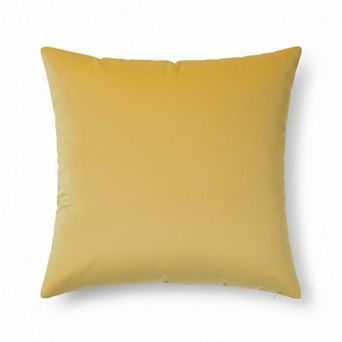 Solid Color Pillow Cover Decorative Square Cushion Case Single Piece 17.7x17.7in