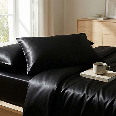 2-Pack Solid Pillowcases with Envelope Closure Decorative Sleep Cover Set 18.9x29in