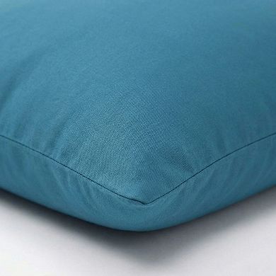 2-Pack Solid Color Pillowcases with Envelope Closure Decorative Sleep Cover Set 18.9x29in
