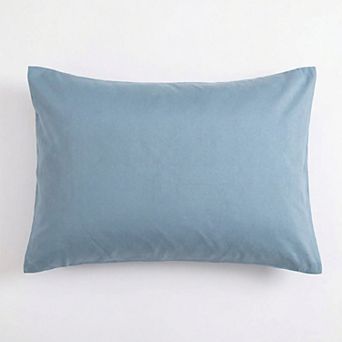 2-Pack Solid Color Pillowcases with Envelope Closure Decorative Sleep Cover Set 18.9x29in