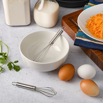 Babish 2 piece 5 inch and 7 inch Stainless Steel Tiny Whisk Set