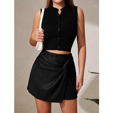 Women's High Waist Shorts Skirts