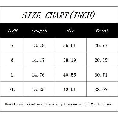 Women's High Waist Shorts Skirts