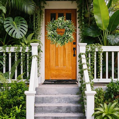 Eucalyptus Olive Berry Farmhouse Wreath