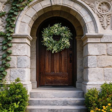 Eucalyptus Olive Berry Farmhouse Wreath