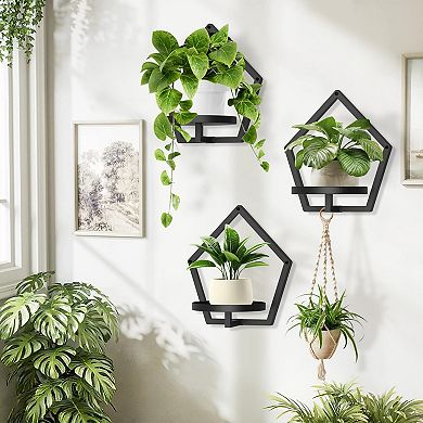 3 Pcs Space Saving Wall Planter Easy Home Decoration