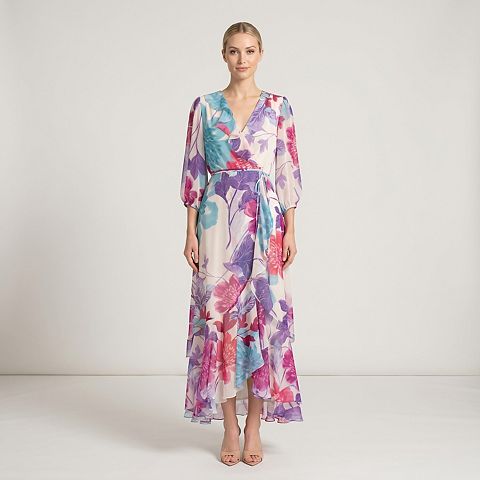 Женские платья Maison Women's Maison Tara Romantic Floral Chiffon Maxi Dress