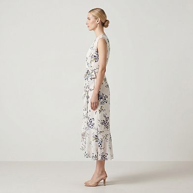Women's Maison Tara Soft Floral Wrap Maxi Dress