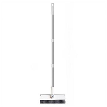 Floor Scrub Brush with Long Handle Stiff Bristle Heavy Duty