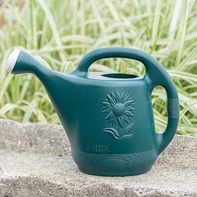2 Gallon Watering Can Sunflower Embossed UV Resistant Recyclable Plastic