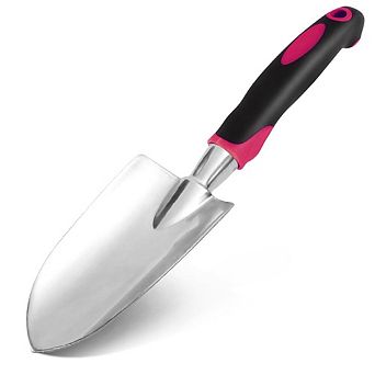 Heavy Duty Manganese Steel Garden Trowel Rust Resistant Comfort Grip Portable
