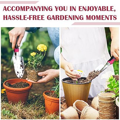 Heavy Duty Manganese Steel Garden Trowel Rust Resistant Comfort Grip Portable