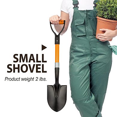 28 Inch Multi Use D Handle Garden Shovel For Gardening Beach And Snow