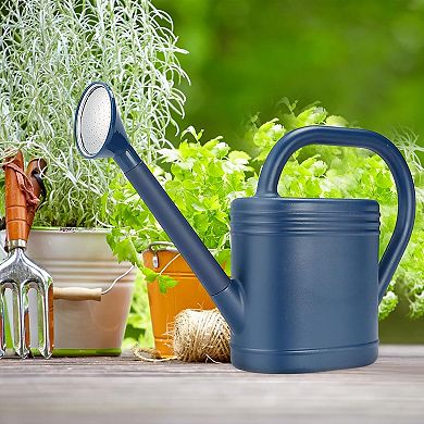 1 Gallon Watering Can Long Spout Detachable Nozzle For Indoor Outdoor Plants
