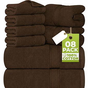 Luxury Plush Ring Spun Cotton Towel Set Super Absorbent Quick Dry Thick Soft Durable
