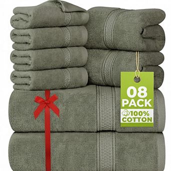 Luxury Plush Ring Spun Cotton Towel Set Super Absorbent Quick Dry Thick Soft Durable