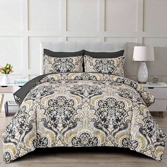 Boho Paisley Comforter Set 7 pc Soft Microfiber Breathable Fade Resistant
