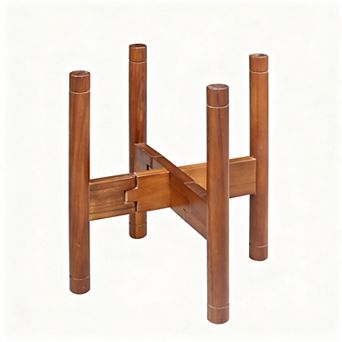 Solid Acacia Adjustable Plant Stand