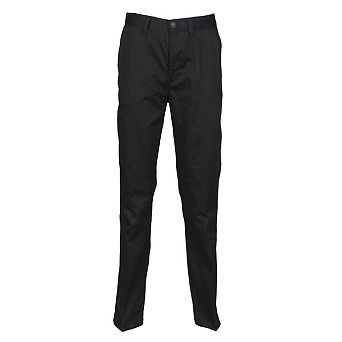 Henbury Womens/Ladies 65/35 Flat Fronted Slim Fit Chino Work Trousers